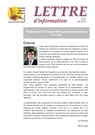 Lettre d'information n° 15 – juin 2013