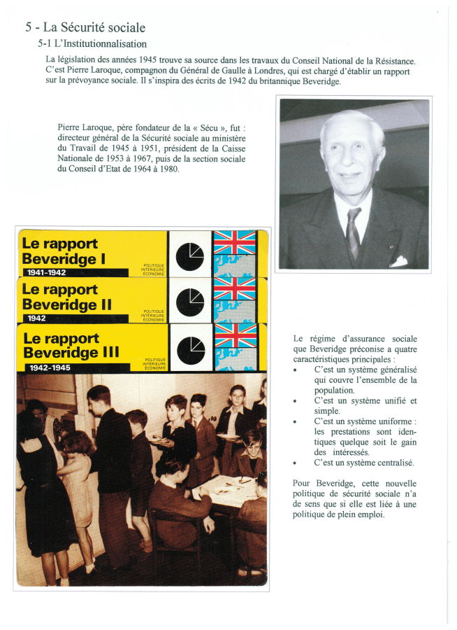 Pierre Laroque, le rapport Beveridge